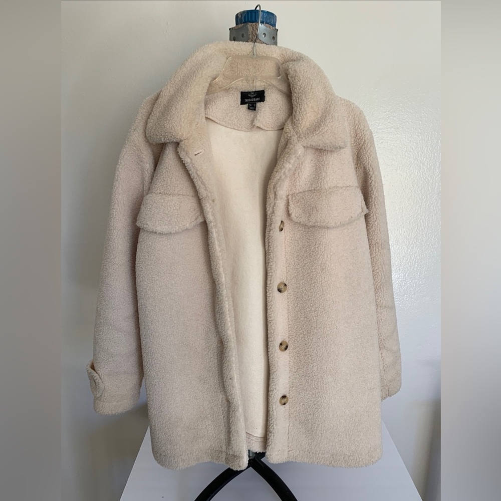 Threadbare Womens Button Down Jacket Size 10 Preo… - image 1